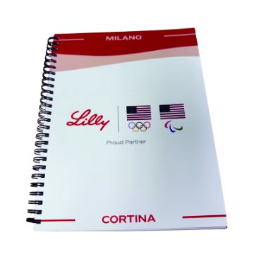 Picture of Team Lilly USA UV Soft Touch Wire-O Notebook  