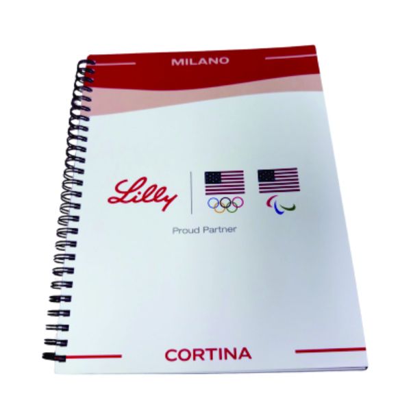 Picture of Team Lilly USA UV Soft Touch Wire-O Notebook  