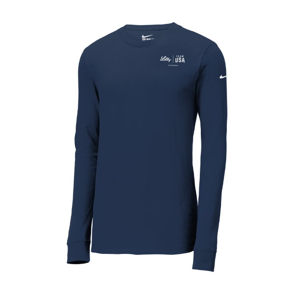 Picture of Lilly Team USA Nike Dri-Fit Cotton Poly Long Sleeve T-Shirt